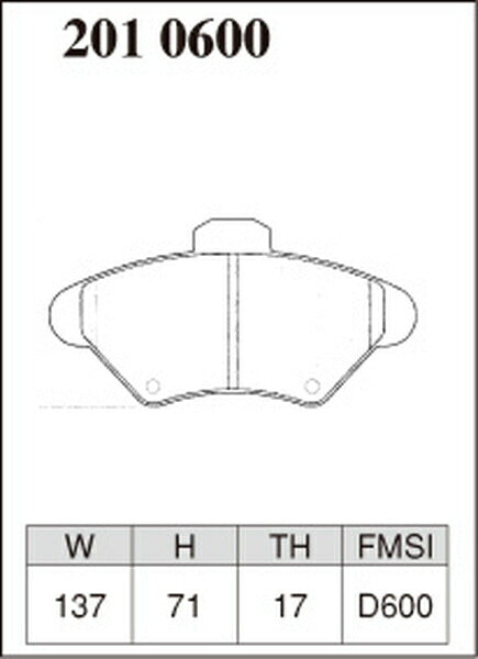 DIXCEL ブレーキパッド Mタイプ FORD マスタング 1FAF42/1FAF142/1FAF145 1994〜1999 フロント左右セット 2010600