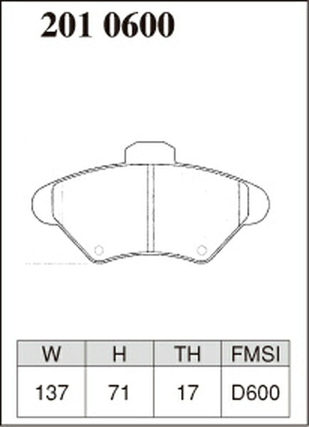 DIXCEL ブレーキパッド Pタイプ FORD マスタング 1FATP42/1FATP45 1994〜1999 フロント左右セット 2010600