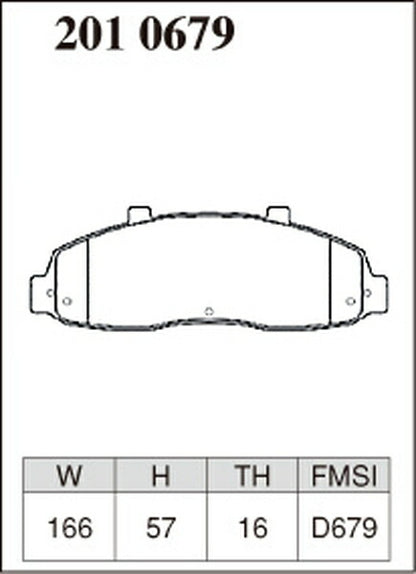 DIXCEL ブレーキパッド Xタイプ FORD F-150 1999〜2004 フロント左右セット 2010679