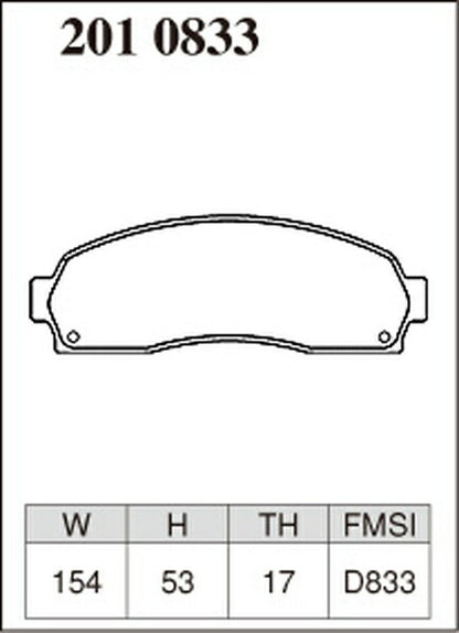 DIXCEL ブレーキパッド Xタイプ FORD エクスプローラー 1FMEU74/1FMWU74 2001〜2005 フロント左右セット 2010833
