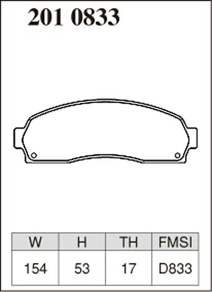 DIXCEL ブレーキパッド Pタイプ FORD エクスプローラー 1FMEU74/1FMWU74 2001〜2005 フロント左右セット 2010833