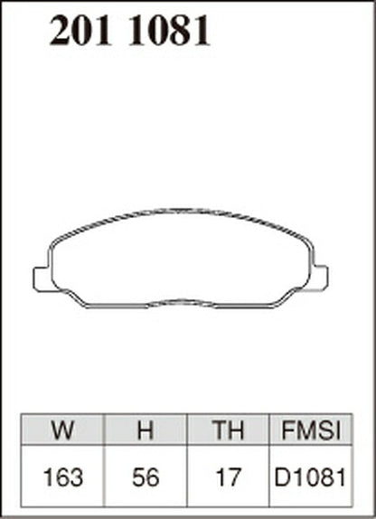 DIXCEL ブレーキパッド ESタイプ FORD マスタング 2006〜2010 フロント左右セット 2011081