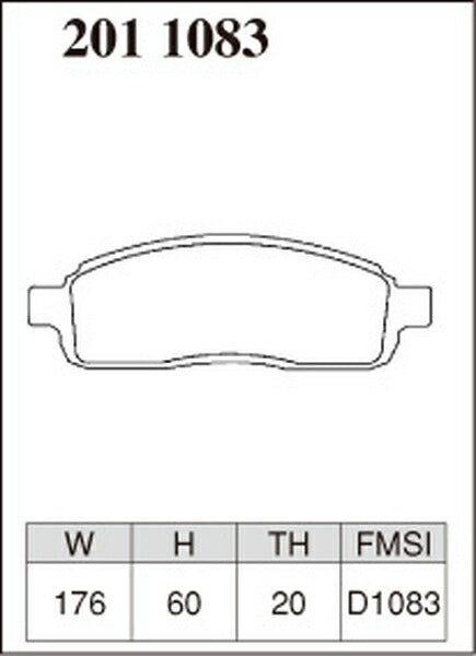 DIXCEL ブレーキパッド ESタイプ FORD F-150 2005〜2008 フロント左右セット 2011083