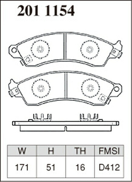 DIXCEL ブレーキパッド Mタイプ FORD マスタング 1FAV2P47 1994〜1999 フロント左右セット 2011154