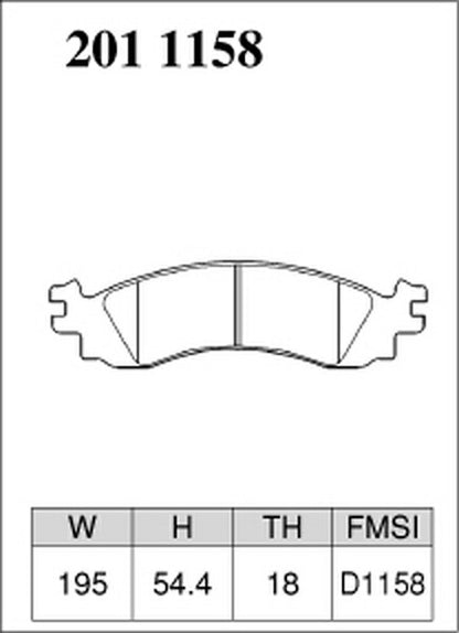DIXCEL ブレーキパッド Zタイプ FORD エクスプローラー 1FMEU74/1FMWU74 2006〜2010 フロント左右セット 2011158