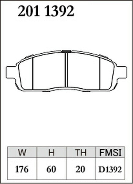 DIXCEL ブレーキパッド Pタイプ FORD F-150 2009 フロント左右セット 2011392