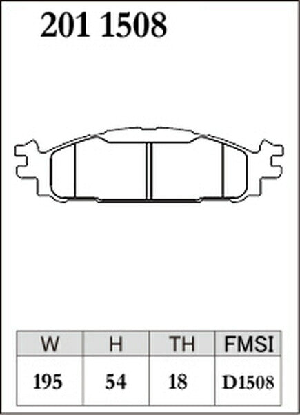 DIXCEL ブレーキパッド Mタイプ FORD エクスプローラー 1FMHK8 2011〜2012 フロント左右セット 2011508