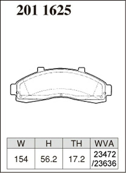 DIXCEL ブレーキパッド ESタイプ FORD エクスプローラー 1FMXS/1FMXU24/1FMXU34/1FMXSU34 1995〜2001 フロント左右セット 2011625