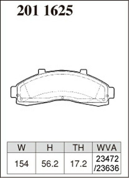 DIXCEL ブレーキパッド Pタイプ FORD エクスプローラー 1FMXS/1FMXU24/1FMXU34/1FMXSU34 1995〜2001 フロント左右セット 2011625