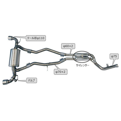 HKS Super Turbo Muffler URBAN MATTE EDITION GRスープラ DB26 22/10- 【31029-AT015】 マフラー Super Turbo Muffler エッチケーエス スーパーターボマフラー アーバンマットエディション