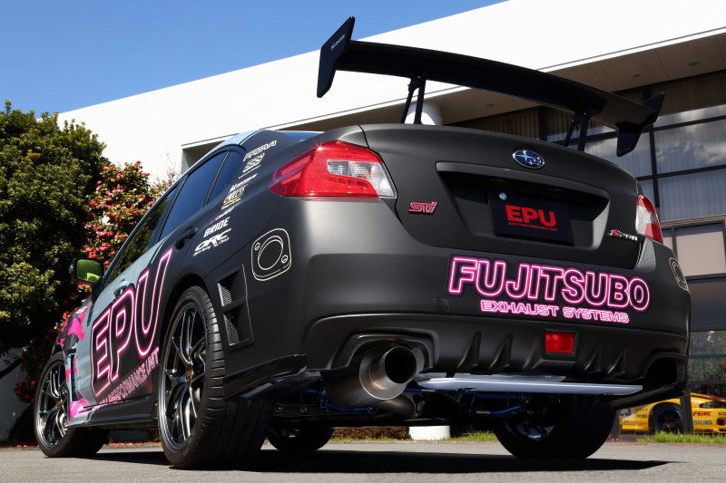 FUJITSUBO authorize EXH PERFORMANCE UNIT (AUTHORIZE) ＋BGテールオプション WRX STI CBA-VAB H30.7〜R1.5（2018.7〜2019.5） 【050-63104×1＋BG-OP×1】 マフラー フジツボ オーソライズ EPU＋BGテールOP