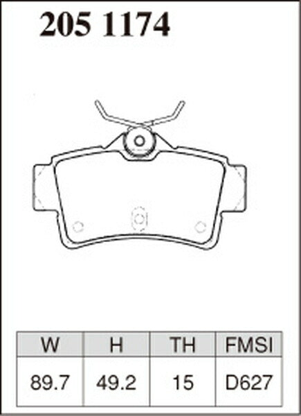 DIXCEL ブレーキパッド ESタイプ FORD マスタング 1FARWP4 1999〜2005 リア左右セット 2051174