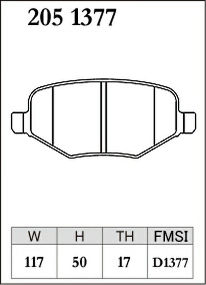 DIXCEL ブレーキパッド Mタイプ FORD エクスプローラー 1FMHK8 2011〜2012 リア左右セット 2051377