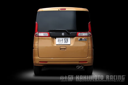 柿本改 KRnoble Ellisse ブラックダイヤ スペーシア DAA-MK42S 2015/5〜2017/12 【S52325C】 マフラー カキモト カキモト KRノーブルエリッセ ブラックダイヤ