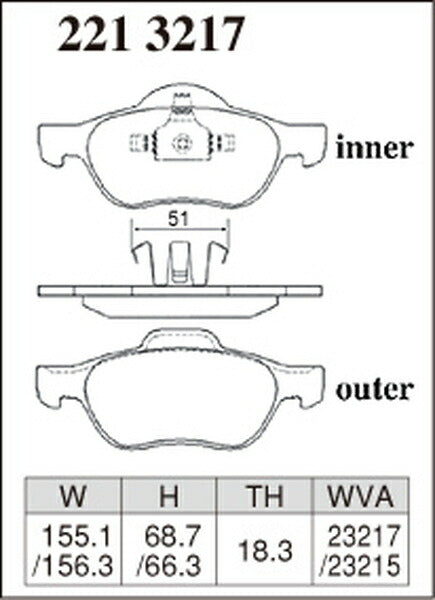 DIXCEL ブレーキパッド Zタイプ RENAULT トゥインゴ NK4M 2009/10〜2016/09 フロント左右セット 2213217