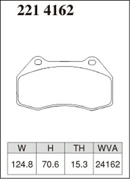 DIXCEL ブレーキパッド ESタイプ RENAULT アルピーヌ A110 DFM5P 2019/11〜 フロント左右セット 2214162
