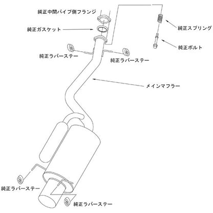 HKS silent Hi-Power アルテッツァ SXE10 98/10-05/08 【32016-AT019】 マフラー silent Hi-Power エッチケーエス サイレントハイパワー