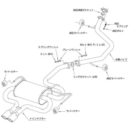 HKS LEGAMAX Sports カローラツーリング NRE210W 19/09-22/09 【32018-AT064】 マフラー LEGAMAX Sports エッチケーエス リーガマックススポーツ