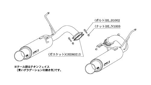 柿本改 GTbox 06&S エクシーガ CBA-YA5 2008/6〜2010/3 【B42332】 マフラー カキモト カキモト GTボックス 06&S