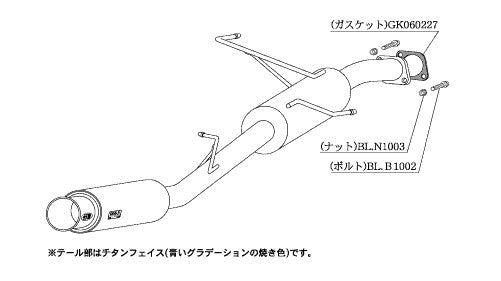 柿本改 GTbox 06&S ヴォクシー (エアロバンパーグレード) TA CBA DBA-AZR60G 2001/11〜2007/6 【T42361】 マフラー カキモト カキモト GTボックス 06&S