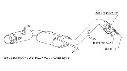 柿本改 GTbox 06&S カローラランクス TA-ZZE123 2001/1〜2006/9 【T42366】 マフラー カキモト カキモト GTボックス 06&S