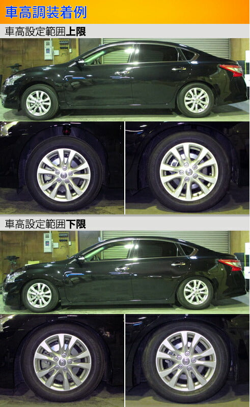 ティアナ L33 車高調 ラルグス 全長調整式車高調 スペックS Largus