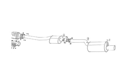 FUJITSUBO legalis Legalis R チェイサー E-GX81 S63.8〜H4.10（1988.8〜1992.10） 【760-24034】 マフラー フジツボ レガリスR