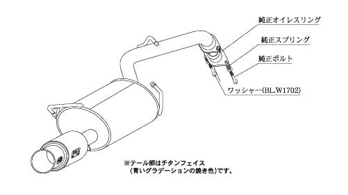 柿本改 GTbox 06&S ウィッシュ DBA-ZGE22W 2010/4〜2017/10 【T443112】 マフラー カキモト カキモト GTボックス 06&S
