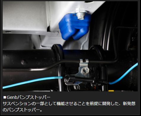 Genb バンプストッパー リア トヨタ ハイエース TRH200/KDH200/GDH200系 SBB03H