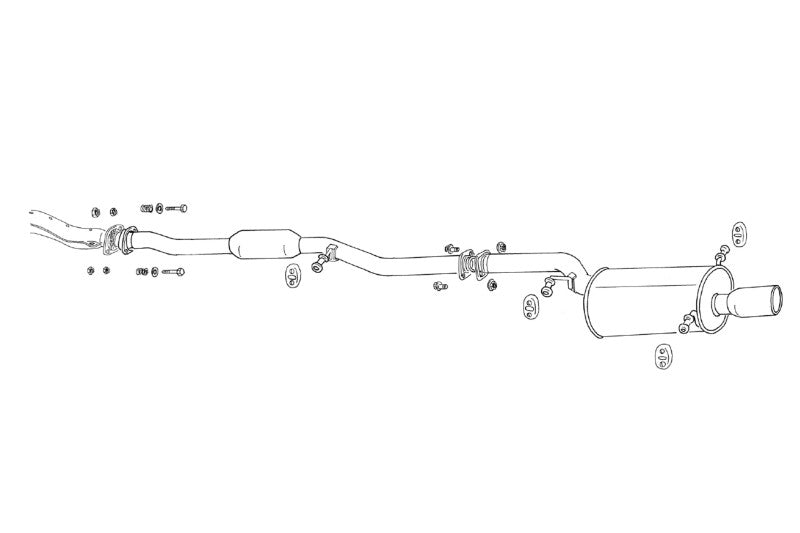 FUJITSUBO legalis Legalis R ＋BGテールオプション レガシィツーリングワゴン E-BG5 H5.10〜H10.6（1993.10〜1998.6） 【760-64023×1＋BG-OP×1】 マフラー フジツボ レガリスR＋BGテールOP