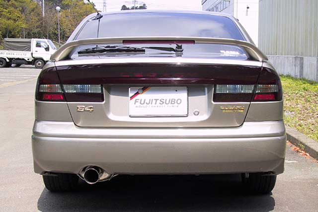 FUJITSUBO legalis Legalis R ＋BGテールオプション レガシィB4 GF TA-BE5 H10.12〜H15.6（1998.12〜2003.6） 【760-64046×1＋BG-OP×1】 マフラー フジツボ レガリスR＋BGテールOP