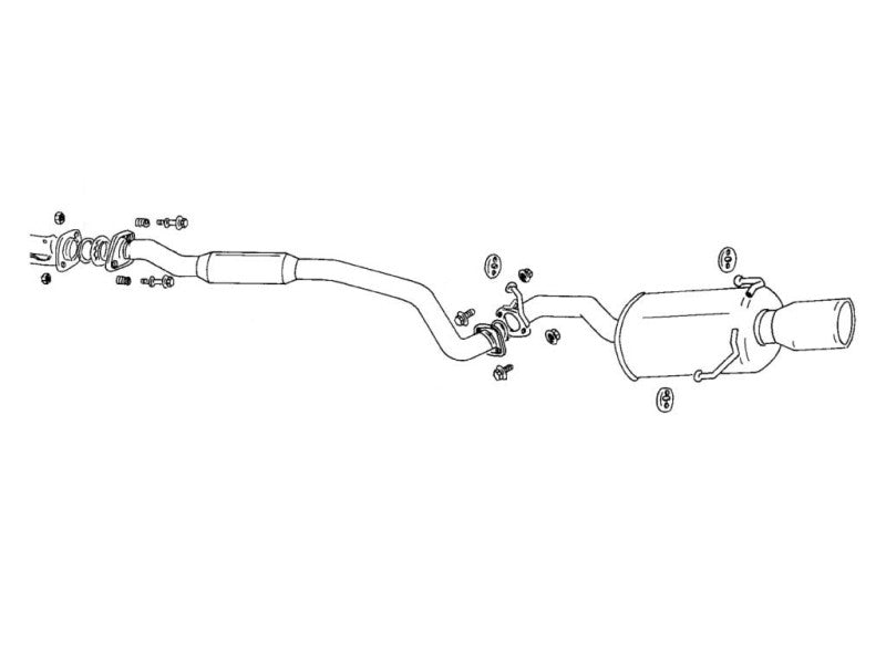 FUJITSUBO legalis Legalis R typeEVOLUTION レガシィツーリングワゴン LA-BHE H14.1〜H15.5（2002.1〜2003.5） 【760-64054】 マフラー フジツボ レガリスR