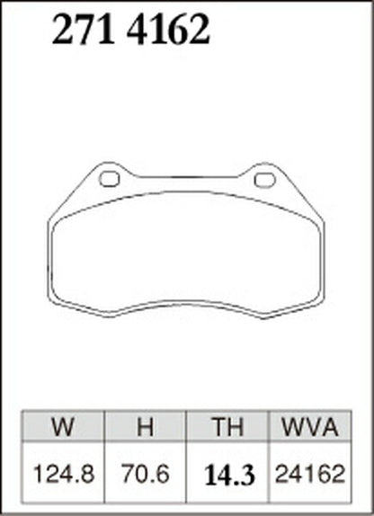 DIXCEL ブレーキパッド Zタイプ マツダ ロードスター/ユーノスロードスター ND5RC 2015/05〜 フロント左右セット 2714162