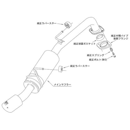 HKS Hi-Power SPEC-L II ヤリス KSP210 20/02- 【32016-AT127】 マフラー Hi-Power SPEC-L II エッチケーエス ハイパワースペックL 2