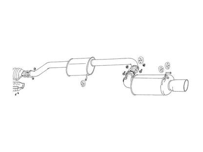 FUJITSUBO legalis Legalis R typeEVOLUTION 180SX E-RPS13 H3.1〜H11.1（1991.1〜1999.1） 【790-13046】 マフラー フジツボ レガリスR