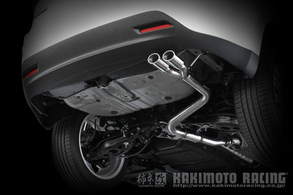 柿本改 KRnoble Ellisse ブラックダイヤ ハリアー DBA-ZSU60W 2013/12〜2017/6 【T523126C】 マフラー カキモト カキモト KRノーブルエリッセ ブラックダイヤ