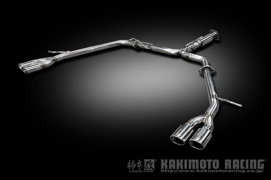柿本改 KRnoble Ellisse クリスタルAB ヴォクシー ハイブリッド ノーマルバンパー ZWR80G 2014/2〜2020/4 【T523131B】 マフラー カキモト KRノーブルエリッセ クリスタルAB
