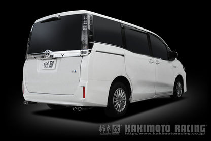 柿本改 KRnoble Ellisse クリスタルAB ヴォクシー ハイブリッド ノーマルバンパー ZWR80G 2014/2〜2020/4 【T523131B】 マフラー カキモト KRノーブルエリッセ クリスタルAB
