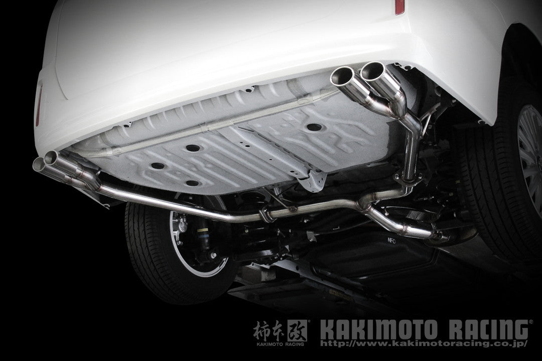 柿本改 KRnoble Ellisse クリスタルAB ヴォクシー ハイブリッド ノーマルバンパー ZWR80G 2014/2〜2020/4 【T523131B】 マフラー カキモト KRノーブルエリッセ クリスタルAB