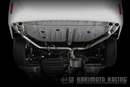 柿本改 KRnoble Ellisse ブラックダイヤ ノア ハイブリッド (ノーマルバンパー) ZWR80G 2014/2〜2020/4 【T523131C】 マフラー カキモト KRノーブルエリッセ ブラックダイヤ