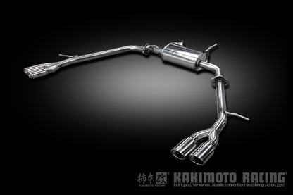 柿本改 KRnoble Ellisse クリスタルAB ノア (エアロバンパーグレード) DBA 3BA-ZRR80W 2014/1〜2022/1 【T523132B】 マフラー カキモト KRノーブルエリッセ クリスタルAB