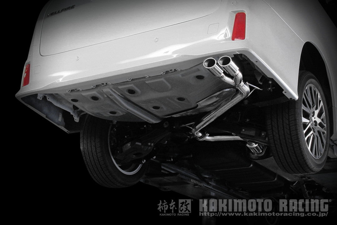 柿本改 KRnoble Ellisse クリスタル アルファード (エアロバンパーグレード) AGH35W 2015/1〜2023/6 【T523134A】 マフラー カキモト KRノーブルエリッセ クリスタル