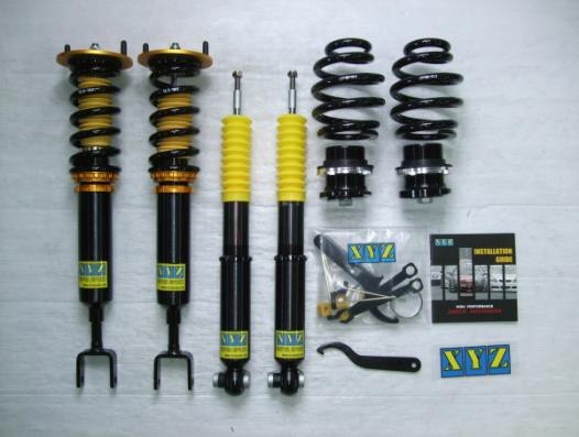 XYZ SSタイプ車高調 AUDI A6/C5 セダン E-4BAGA/GF-4BAGA/GH-4BAGA/E-4BAPS/GF-4BAPS/GH-4BAPS/E-4BBDV/GF-4BBDV/GH-4BBDV 1997〜2004 SS-AU29