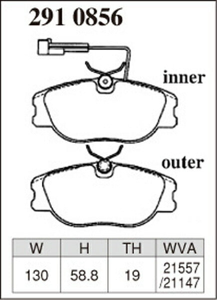 DIXCEL ブレーキパッド Zタイプ LANCIA デルタ L31C5/L31D5 1987〜1992 フロント左右セット 2910856
