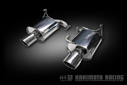 柿本改 KRnoble Ellisse クリスタルAB フォレスター DBA-SH5 2007/12〜2010/3 【B51331B】 マフラー カキモト カキモト KRノーブルエリッセ クリスタルAB
