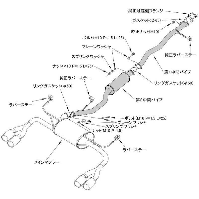 HKS LEGAMAX Premium エクストレイル HNT32 15/05-17/05 【32018-AN026】 マフラー LEGAMAX Premium エッチケーエス リーガマックスプレミアム