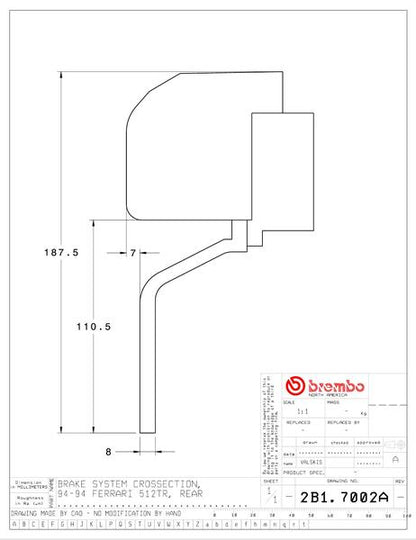 brembo GT-KIT FERRARI 512TR 1991〜1994 2B1.7002A/2B2.7002A