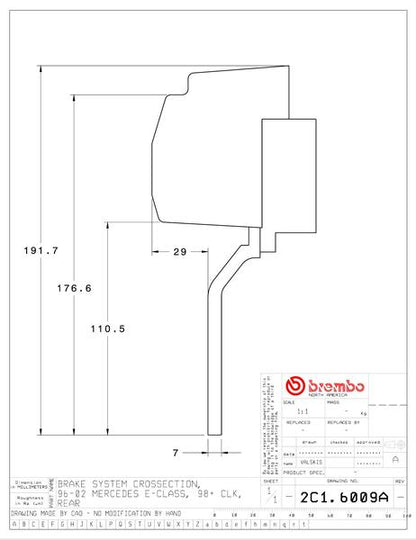 brembo GT-KIT MERCEDES BENZ SLKクラス R171 2004〜2011 2C1.6009A/2C2.6009A
