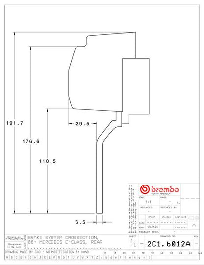 brembo GT-KIT MERCEDES BENZ E400 C207/A207 2015〜2017 2C1.6012A/2C2.6012A