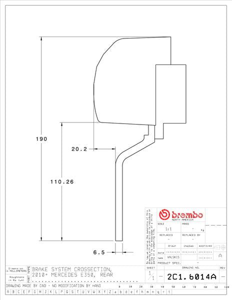 brembo GT-KIT MERCEDES BENZ CLS350 C218 2012〜2014 2C1.6014A/2C2.6014A